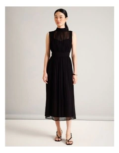 Sleeveless Yoryu Dress in Black