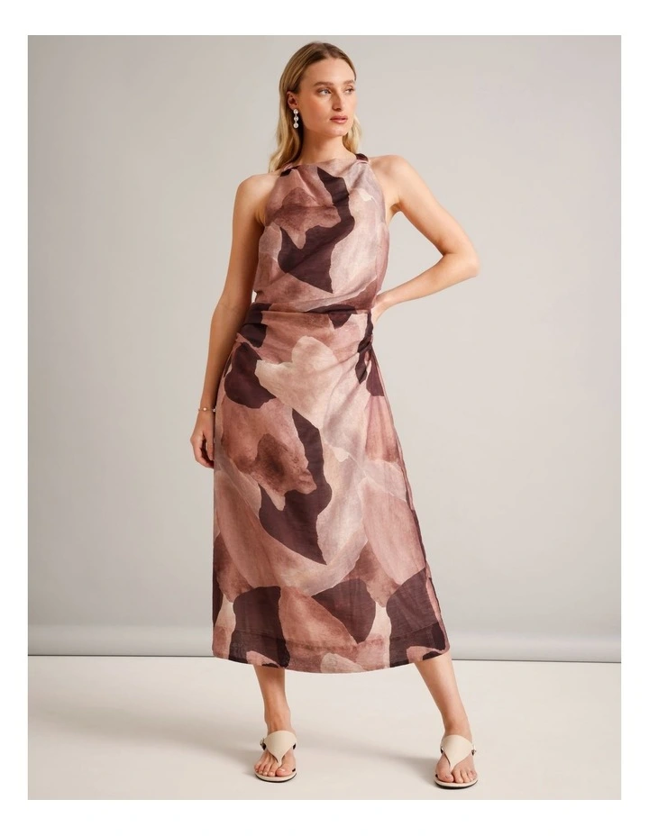 Halter Maxi Dress in Assorted image 1