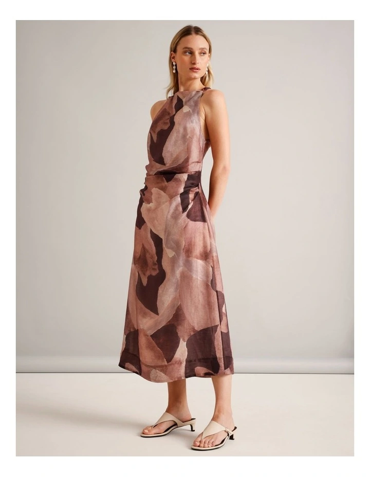 Halter Maxi Dress in Assorted image 2