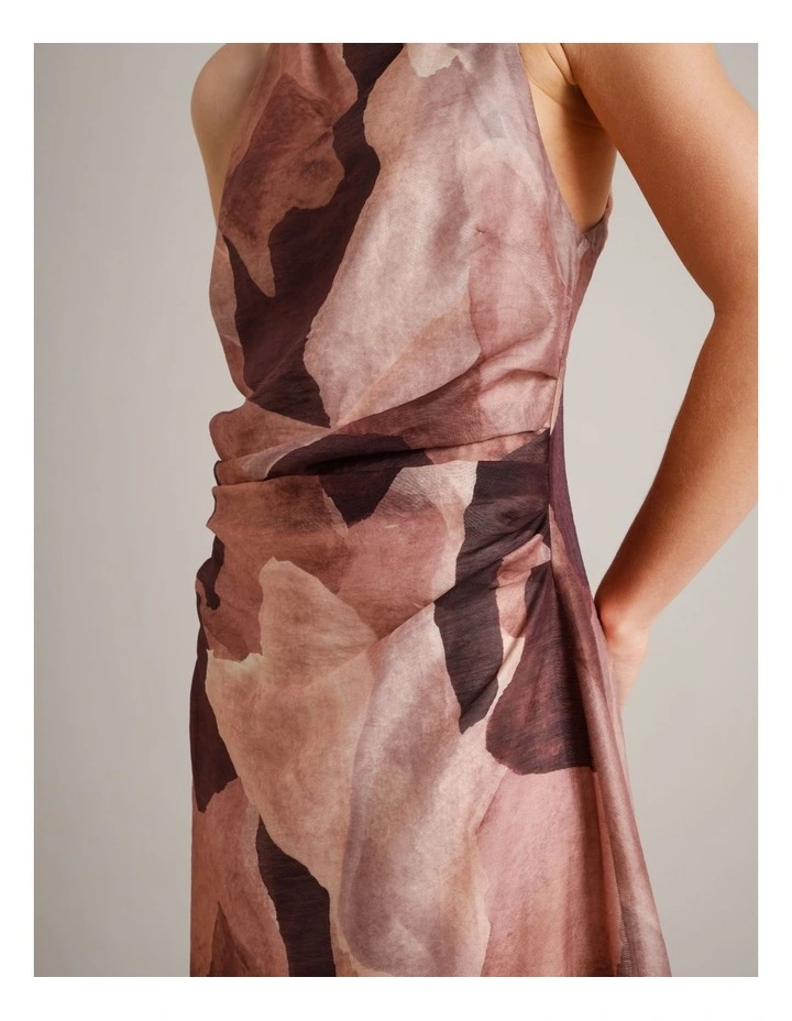 Halter Maxi Dress in Assorted image 3