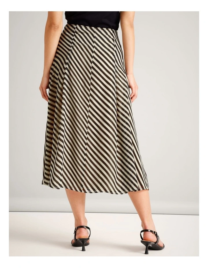 Recycled Polyester Blend Floaty Maxi Skirt in Assorted image 6