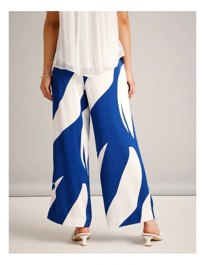 Fluid Satin Pant in Assorted image 5