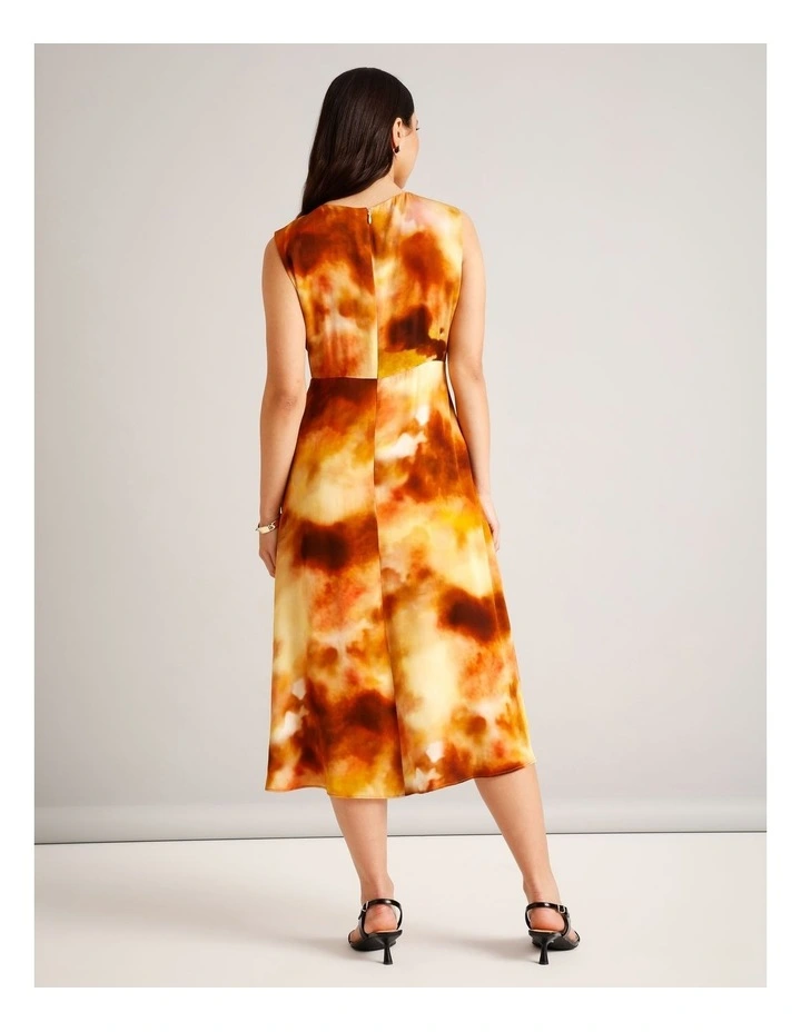 Draped Sleeveless Dress in Assorted image 5