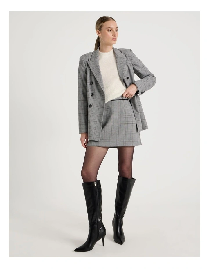 Wool Mohair Blend Fluffy Knit Jumper in Ivory image 7