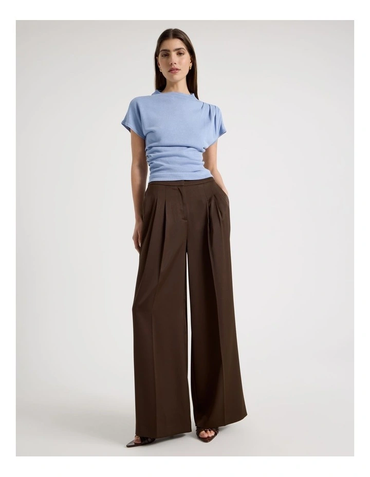 Dolman Sleeve Knit Top in Cornflower image 2