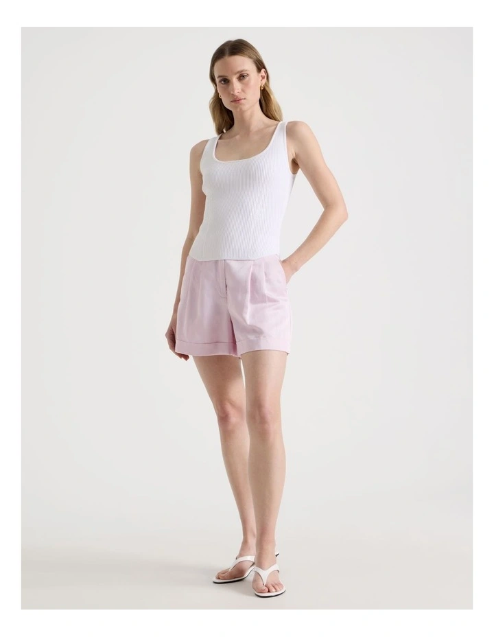 Corest Knit Tank in White image 4