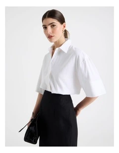 Short Sleeve Shirt in White
