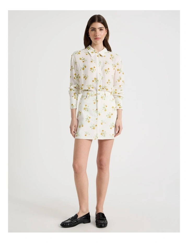 Flowy Shirt in Ivory image 3