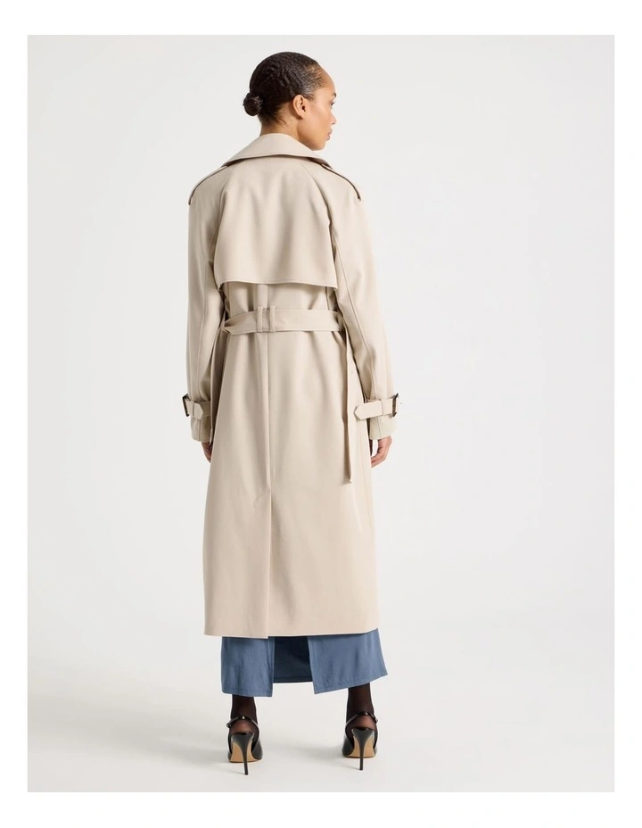 Trench Coat in Stone image 3