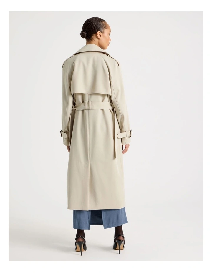 Trench Coat in Stone image 3