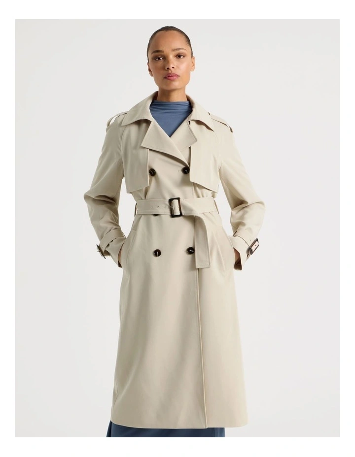 Trench Coat in Stone image 4