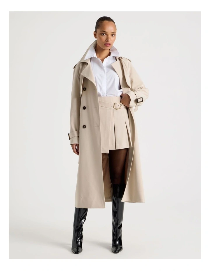 Trench Coat in Stone image 5