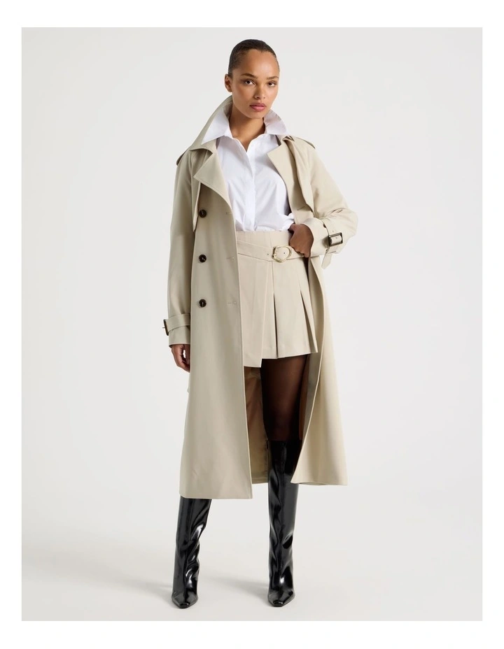 Trench Coat in Stone image 5