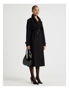 Trench Coat in Black