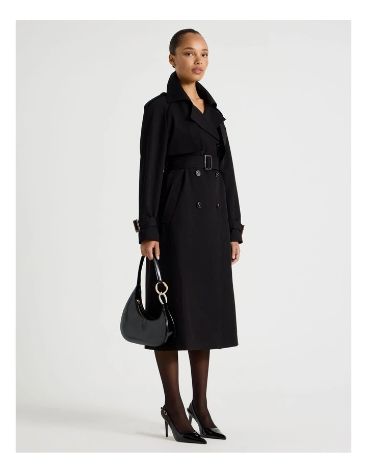 Trench Coat in Black image 1