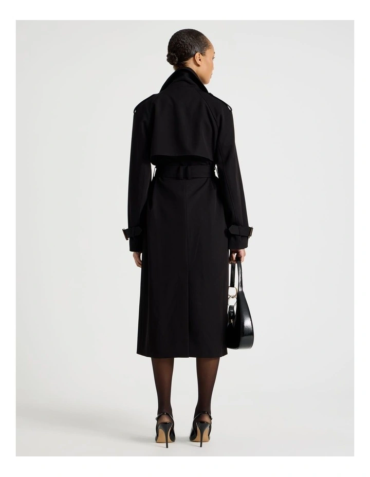 Trench Coat in Black image 4