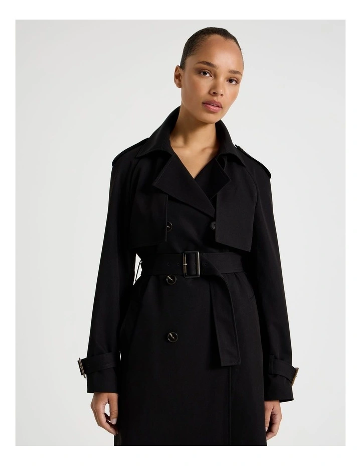 Trench Coat in Black image 5
