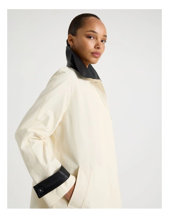 Duster Coat in Ecru image 2