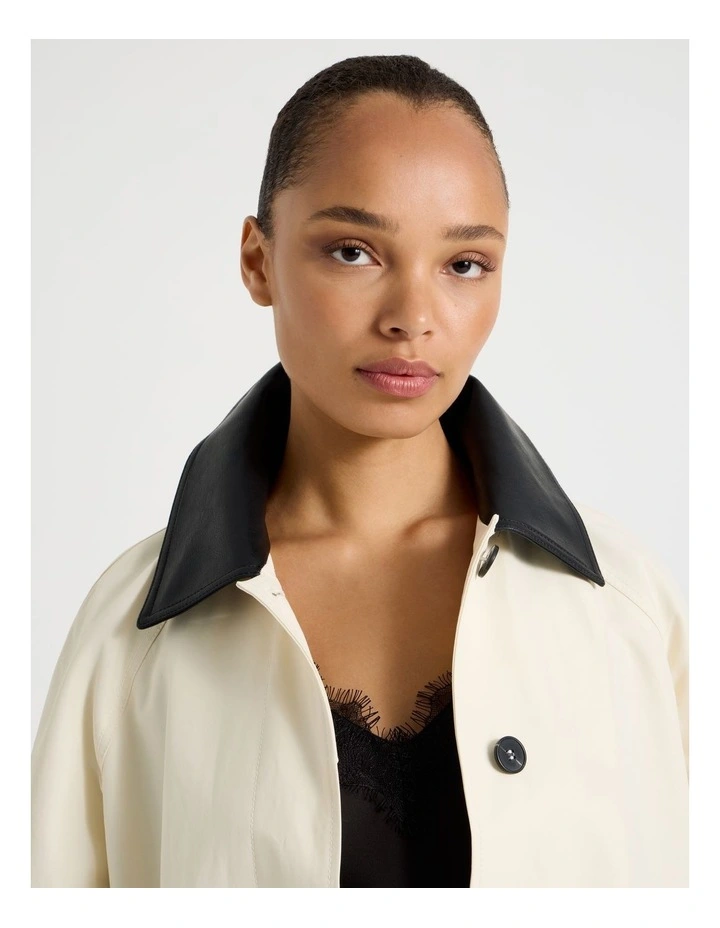 Duster Coat in Ecru image 3