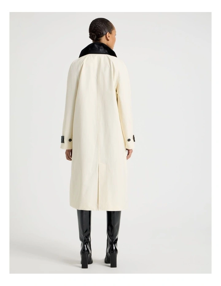 Duster Coat in Ecru image 5