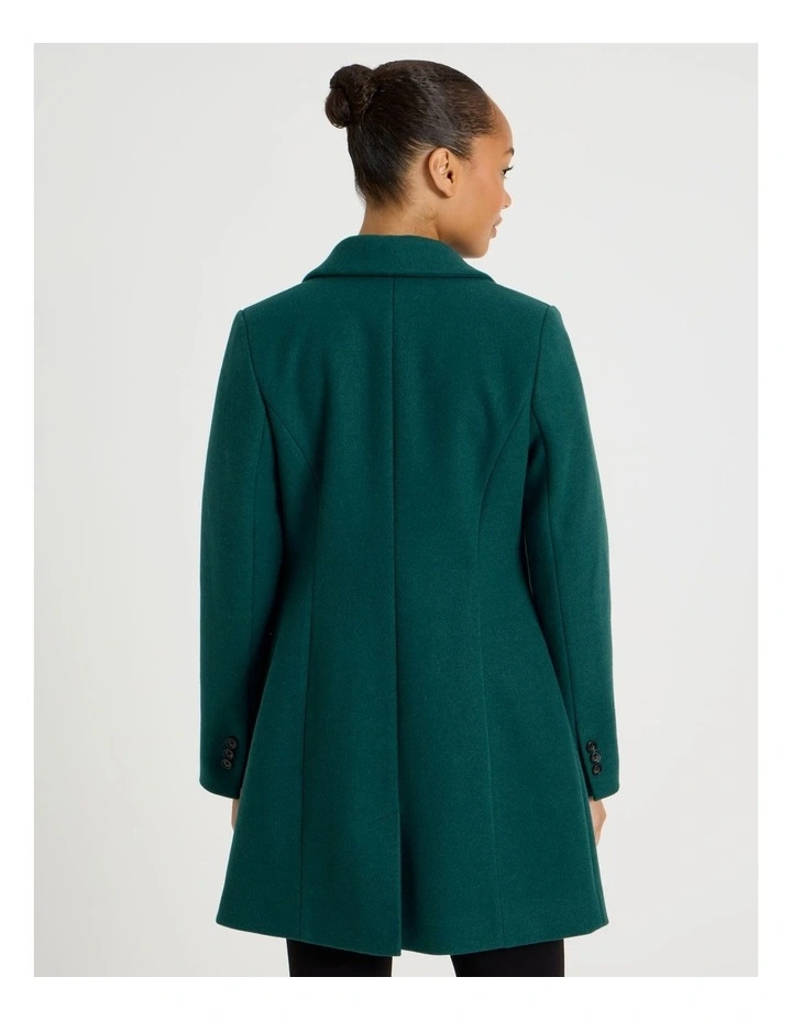 Double Breasted Coat in Atlantic image 6