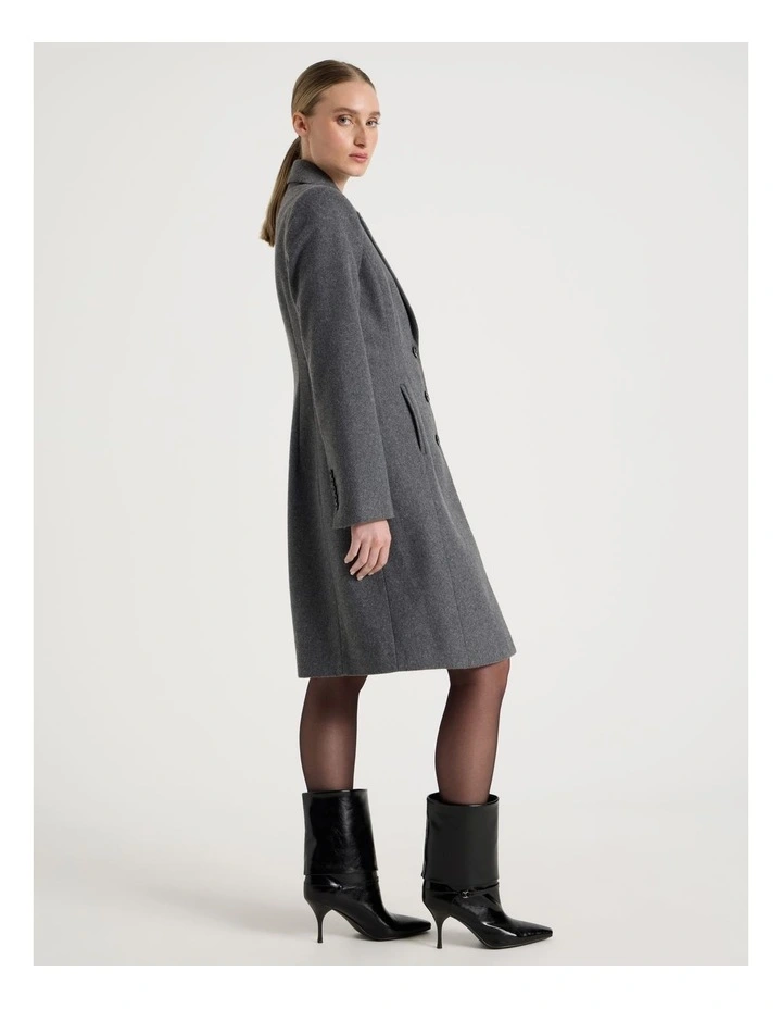 Hourglass Coat in Charcoal image 2