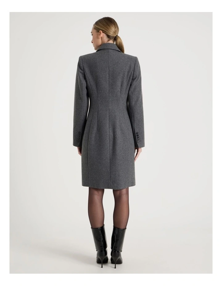 Hourglass Coat in Charcoal image 6