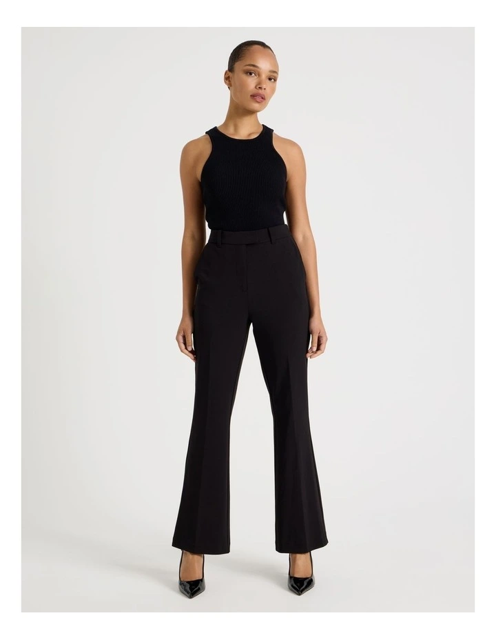 Flare Pant in Black image 3