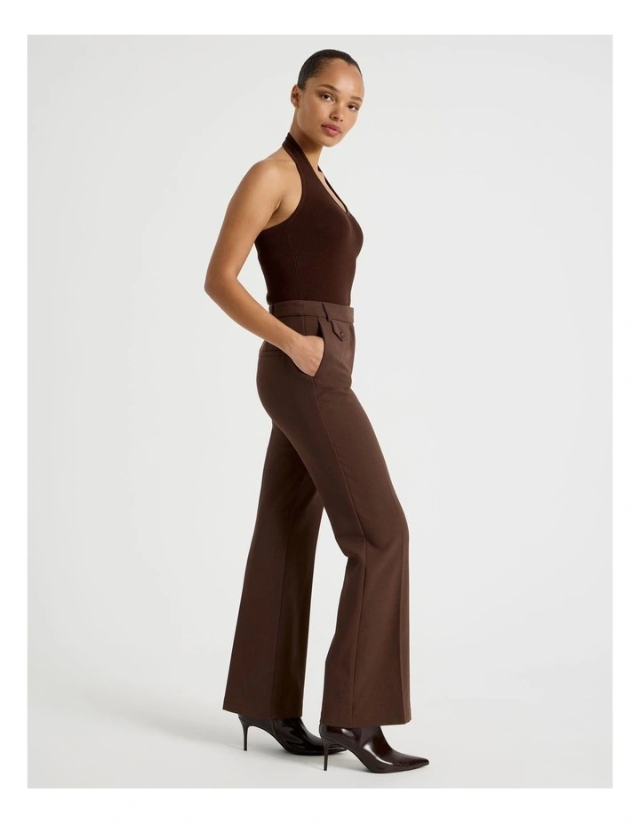 Bootcut Pant in Dark Brown image 3