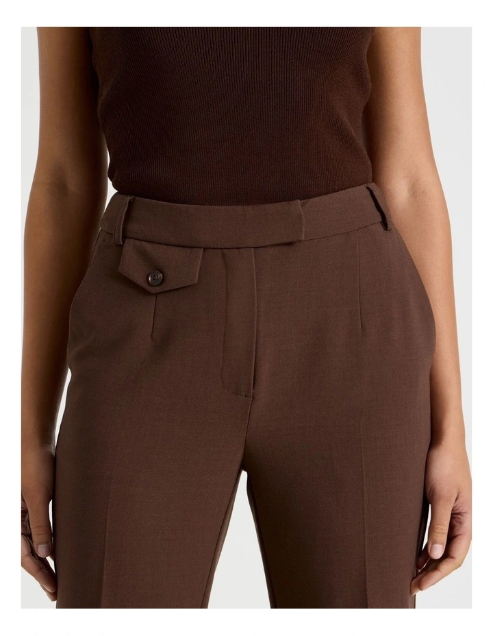 Bootcut Pant in Dark Brown image 4
