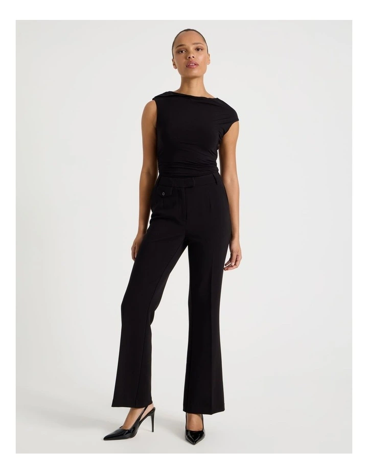 Bootcut Pant in Black image 4