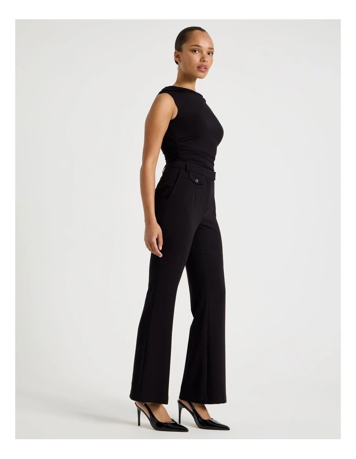 Bootcut Pant in Black image 5