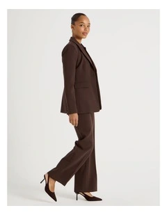 Mid Rise Bootcut Pant in Chocolate