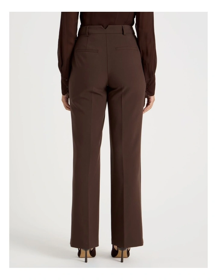 Mid Rise Bootcut Pant in Chocolate image 6