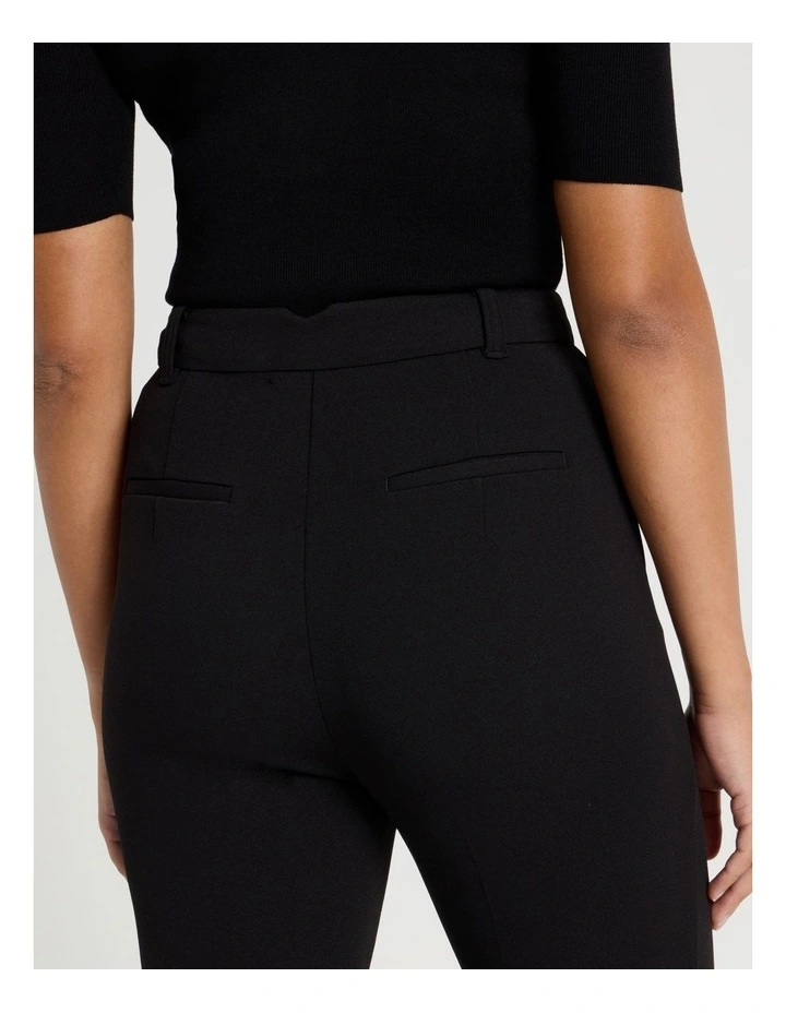 Mid Rise Slim Pant in Black image 7