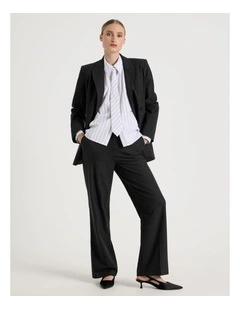 Flannel Flare Pant in Charcoal