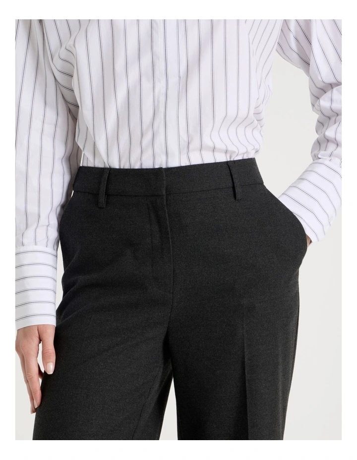 Flannel Flare Pant in Charcoal image 4