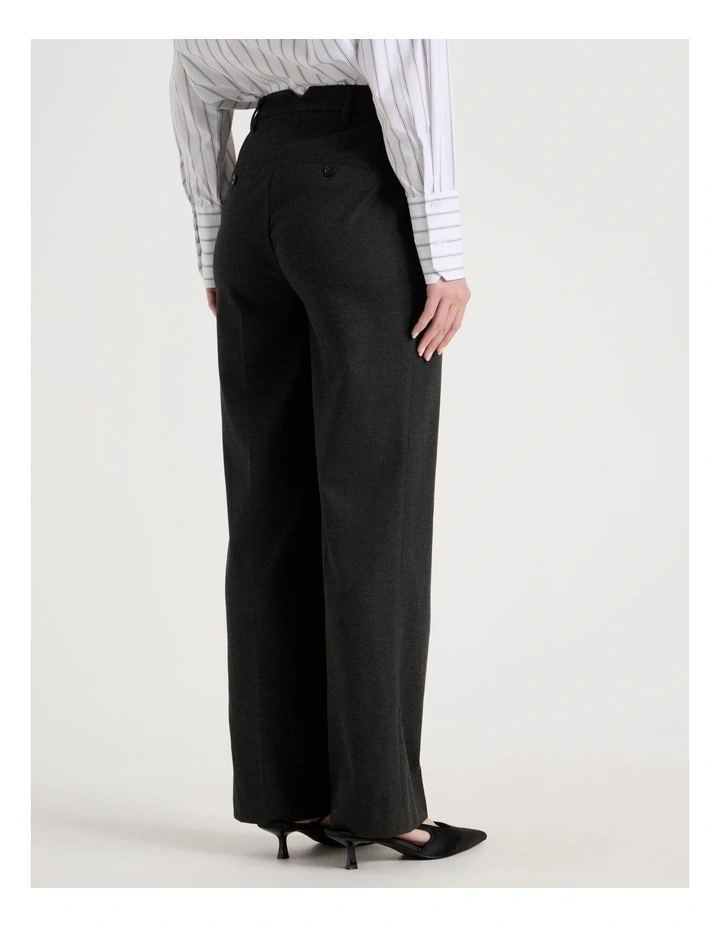 Flannel Flare Pant in Charcoal image 5