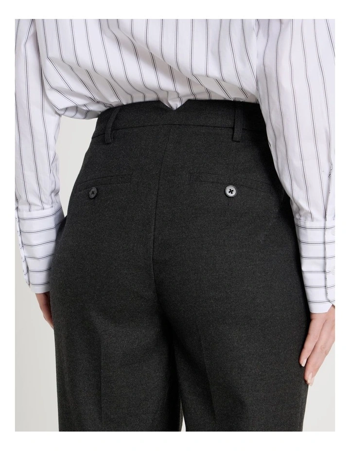 Flannel Flare Pant in Charcoal image 6