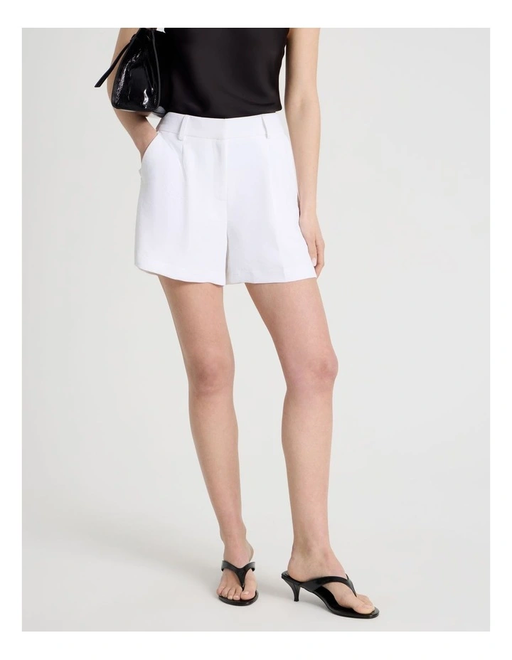 Tailored Short in White image 2