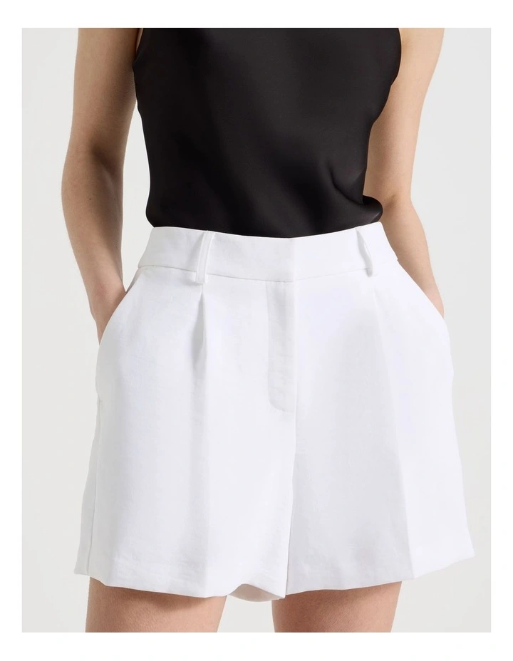 Tailored Short in White image 4