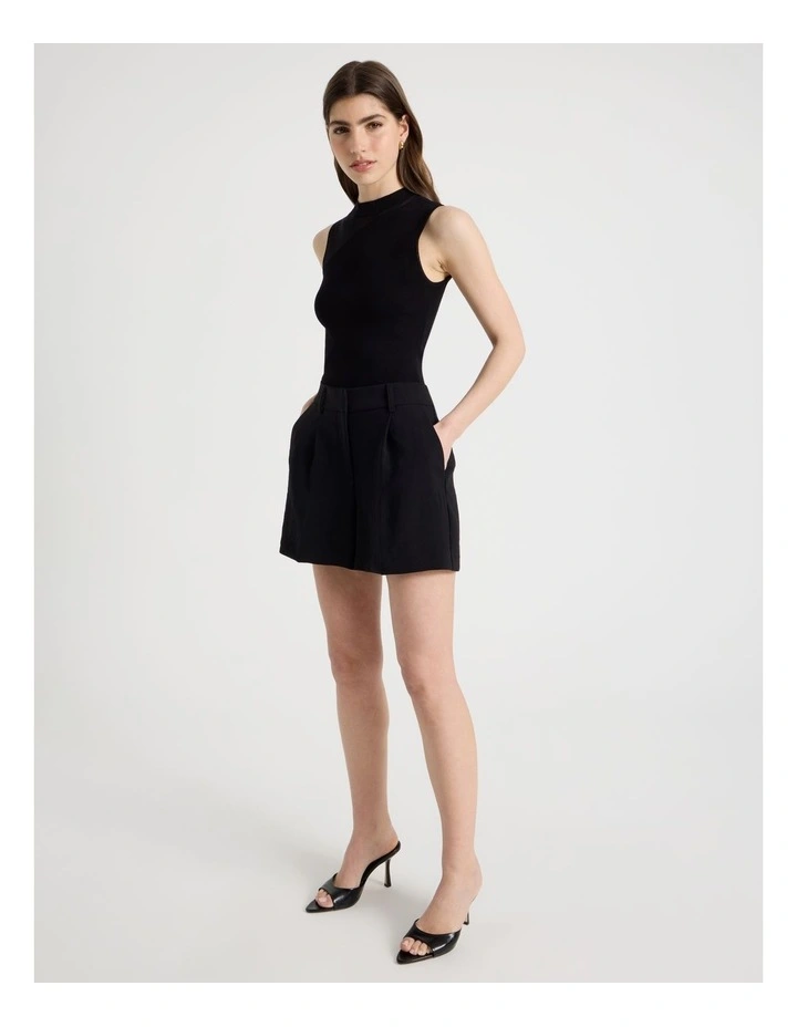Tailored Short in Black image 4