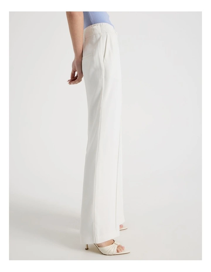 Elasticated Waist Pant in Ivory image 5