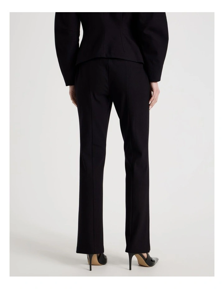 Split Hem Tailored Pant in Black image 6