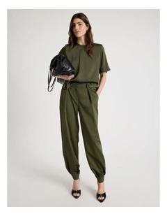 Soft Balloon Pant in Khaki
