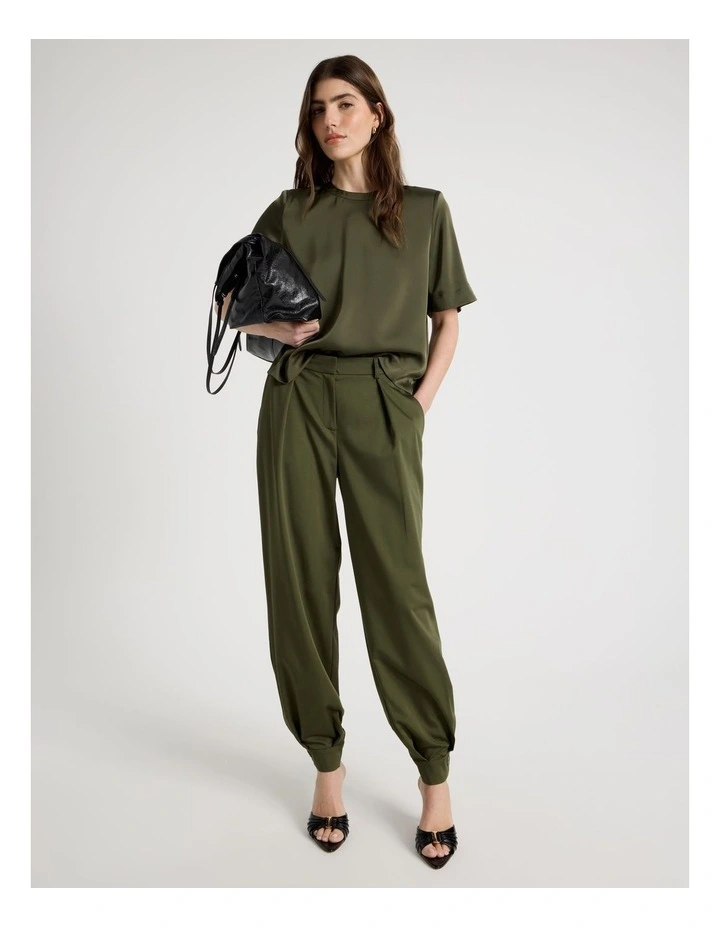 Soft Balloon Pant in Khaki image 1