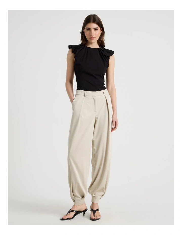 Soft Balloon Pant in Stone image 5