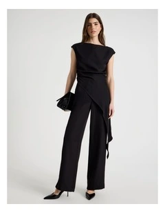 Pull On Pant in Black