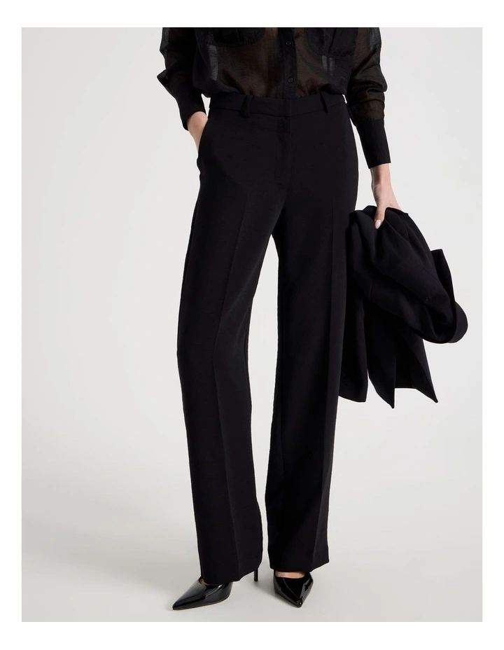 Straight Leg Pant in Black image 1