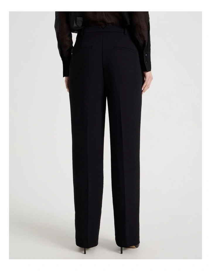 Straight Leg Pant in Black image 5